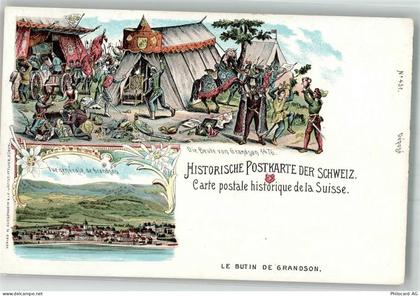 1422 Grandson Lithographie Beute von Grandson 1476 - 13556590