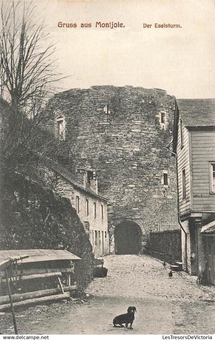 [-10%] SUISSE - Gruss aus Montjoie - Der Eselsturm - Tunnel - Rue - Carte postale ancienne