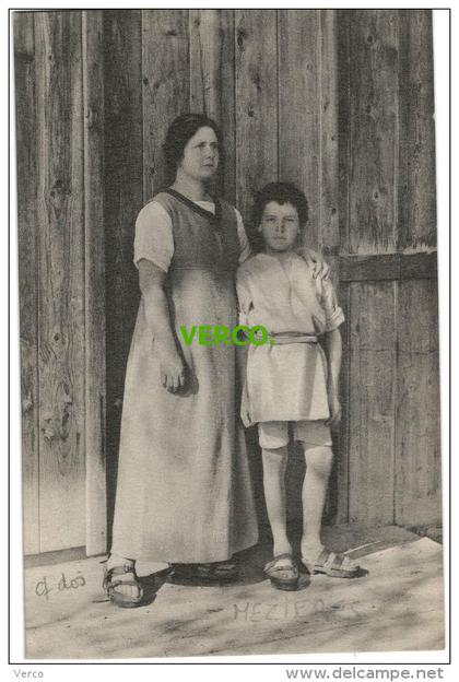 Carte Postale Ancienne de SUISSE – MEZIERES – THEATRE DU JORAT – REPRESENTATION DE TELL – MAI-JUIN 1914 – GERTRUD ET ...