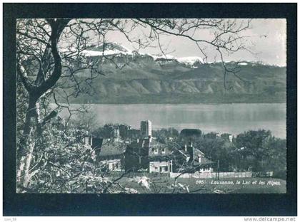 52225 / VD Vaud > Lausanne - LE LAC ET LES ALPES Suisse Switzerland Schweiz Svizzera # 645 pc mint postcard