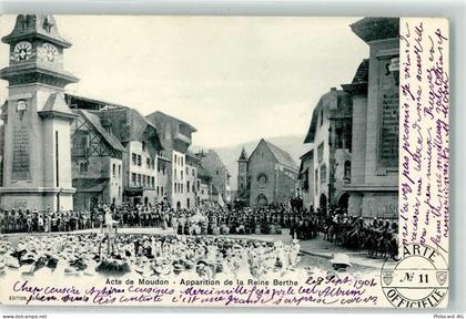1510 Moudon 1904 - Acte de Moudon Apparition de la Reine Berthe - 13906595