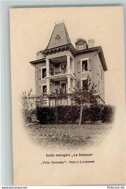 1008 Prilly 1916 - Ecole menagere la Semeuse Villa Terrasse - 13095081
