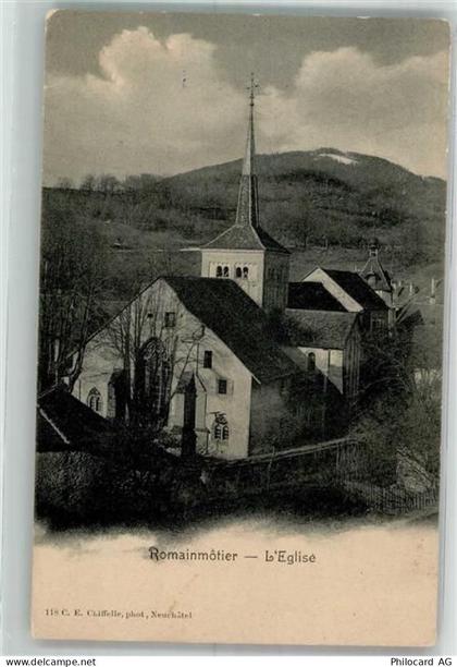 1323 Romainmôtier-Envy Foto AK Kirche - 38194678