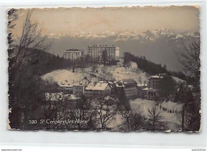 Suisse - Saint-Cergue (VD) Vue générale - Les Alpes - Ed. O. Sartori 320