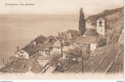 SUISSE - ST-SAPHORIN (Vaud-VD) Vue Générale en 1916