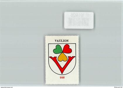 1325 Vaulion - Vignette Wappen Kaffee Hag ca 1920-1940 - 11101926