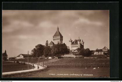 AK Vufflens-le-Château, Ortsansicht im Distrikt Morges