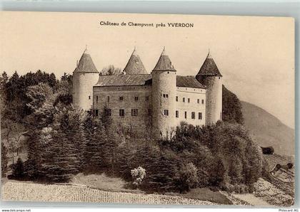 1400 Yverdon-les-Bains Foto AK Schloss de Champvent - 38248788