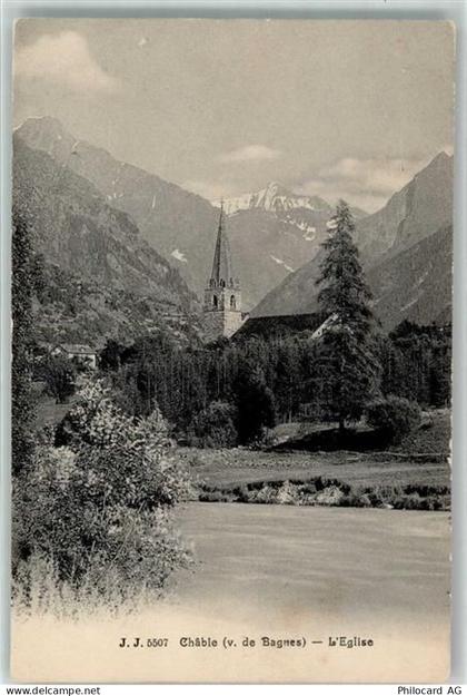 1936 Bagnes Gebrauchsspuren Kirche Chable - 39691530