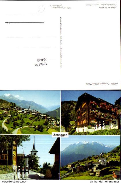 724483 Mehrbild AK Zeneggen Wallis