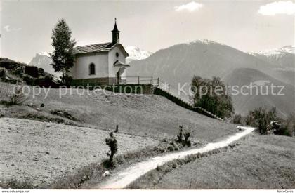 Ausserberg VS Hoeheweg Loetschberg Suedrampe Kapelle Theresia Eggeberg