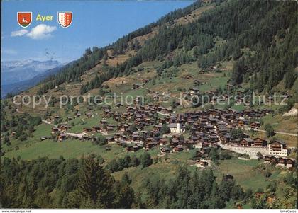 Ayer Sierre Fliegeraufnahme