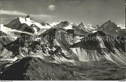 Bella Tola Vissoie mit Weisshorn Rothorn Gabelhorn
