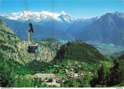 Blatten  Loetschental Raron VS Luftseilbahn Blatten Belalp Wasenhorn