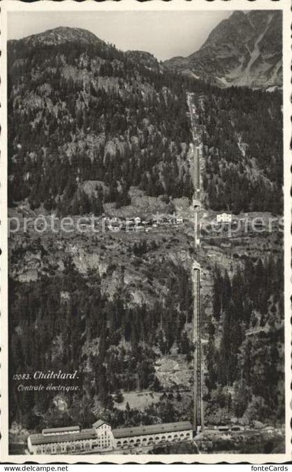 Chatelard Saint-Maurice Le Centrale electrique