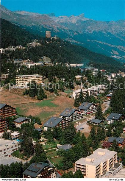Crans-Montana Fliegeraufnahme