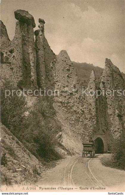 Evolene VS Pyramides d Useigne Route d Evolene