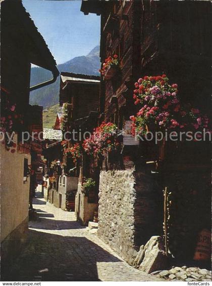 Grimentz Dorfgasse