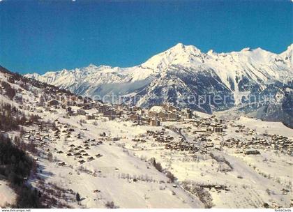 Haute-Nendaz Fliegeraufnahme