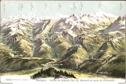 Martigny VS Vallee de Bagnes Grand St Bernard Route de Chamonix