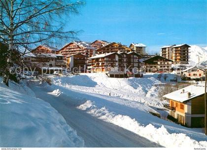 Nendaz Dans la station de Nendaz en hiver