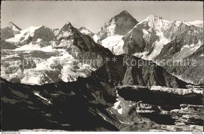 Obergabelhorn Cabane de Tracuit alt Besso Dt. Blanche Grd. Cornier
