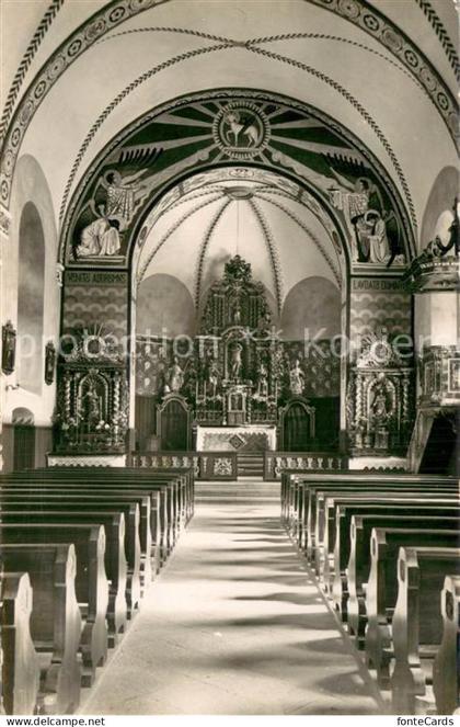 Randa VS St. Nikolaital Inneres der Kirche