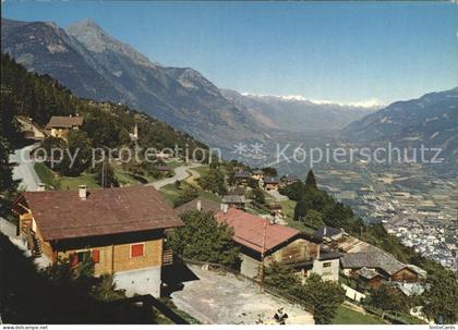 Ravoire avec la plaine du Rhone