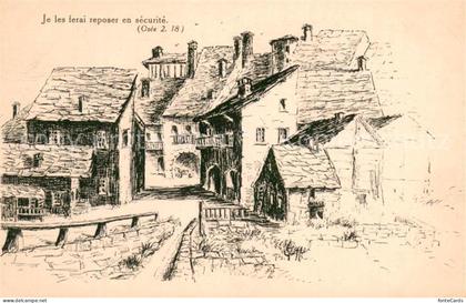 Sembrancher VS Teilansicht Kuenstlerkarte