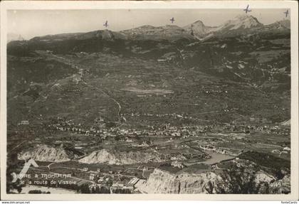 Sierre VS Montana de la route de Vissoie