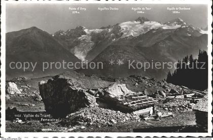 Trient Rhone Fenestal Pointe d  Orny Aiguille de Chardonnet