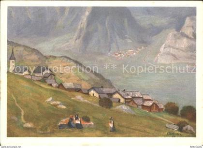 Veysonnaz Kuenstlerkarte