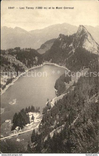 Vouvry Lac Tanay et le Mont Cormat