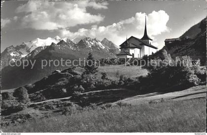 Zeneggen Visp Die Kirche Mischabelgruppe