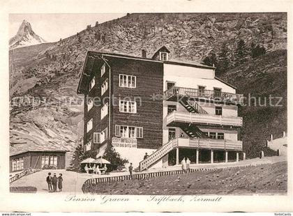 Zermatt VS Triftbach Pension Graven Matterhorn