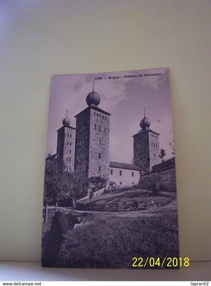 BRIGUE (SUISSE) CHATEAU DE STOCKALPER.