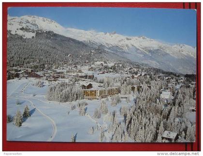 Crans-Montana (VS) - Flugaufnahme Winter