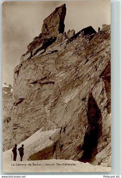 1983 Evolène - La Cabane de Bertol Section Neuchateloise - 10390282