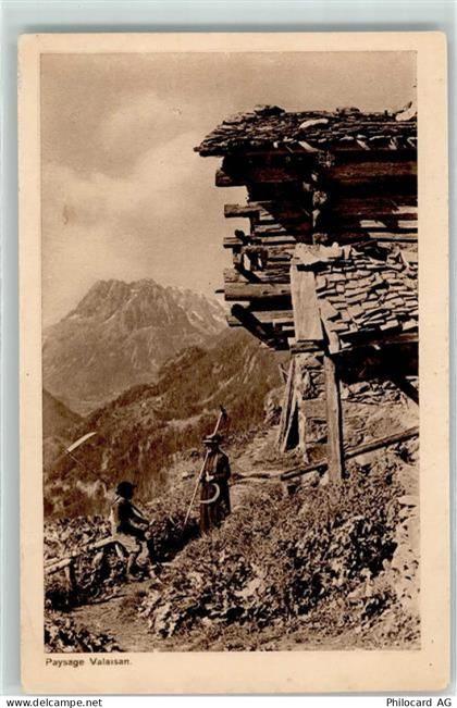 1925 Finhaut - Walliser Landschaft - 10596884