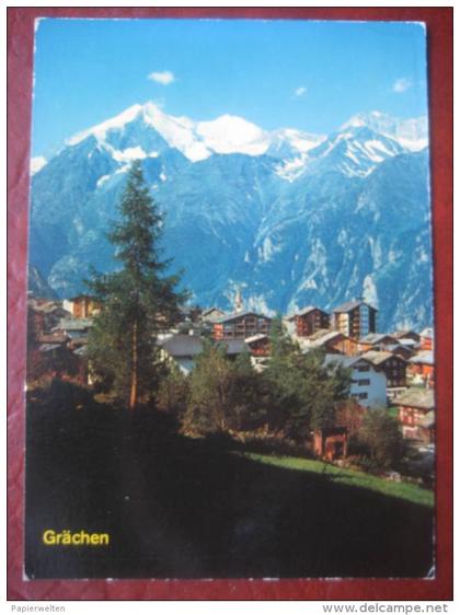 Grächen (VS) - Panorama Weisshorn