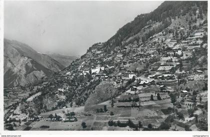Switzerland postcard Iserables 1956 mountain side