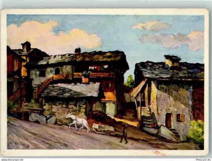 1997 Haute-Nendaz - sign. Ch.Wuthrich Dorfplatz Pro Infirmis - 10394316