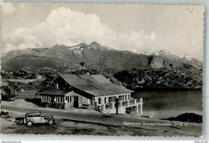 3999 Oberwald Foto AK Gasthaus Grimsel-Passhöhe Auto - 38022699