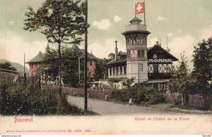 bouveret , port valais * 1908 * Hôtel et Châlet de la Forêt * suisse schweiz