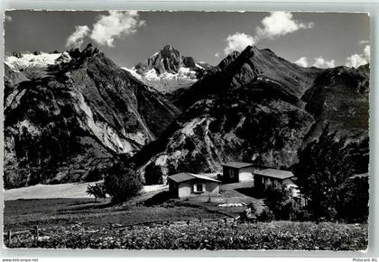3944 Unterbäch VS Foto AK Chalet der Metallarbeiter Bietschhorn - 39699192