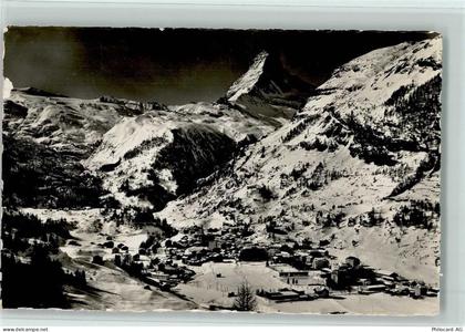 3920 Zermatt - Gesamtansicht Zermatt mit Matterhorn Winteraufnahme - 10156684
