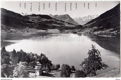 Agerisee mit den Alpen - 233 - Switzerland - 1959 - used