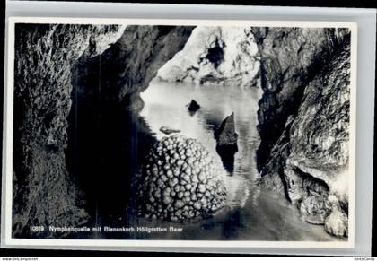 Baar ZG Baar Hoellgrotte Bienenkorb Nymphenquelle