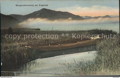 Zugersee Boot Morgenstimmung