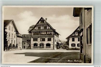 6340 Baar 1954 Foto AK Hotel Krone Rathaus - 10749753